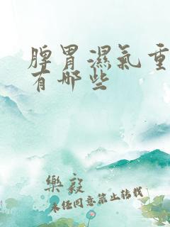 脾胃湿气重症状有哪些