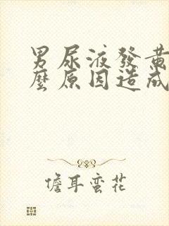 男尿液发黄是什么原因造成的