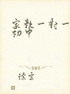 家教一对一价格初中