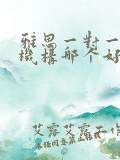 雅思一对一培训机构哪个好