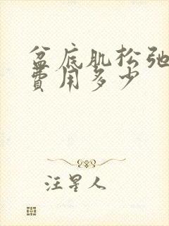 盆底肌松弛手术费用多少