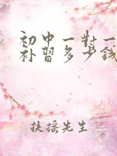 初中一对一家教补习多少钱