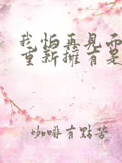 我怕再见面就想重新拥有是什么歌