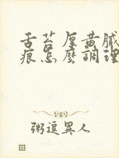 舌苔厚黄腻有齿痕怎么调理