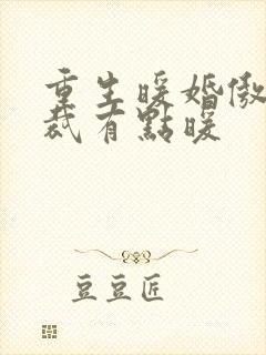 重生暖婚傲娇总裁有点暖