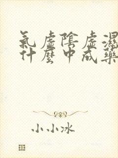 气虚阴虚湿热吃什么中成药