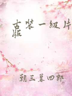 古装一级片完整版