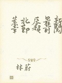 叶北辰最新更新章节超前阅读免费