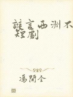 谁言西洲不知意 短剧