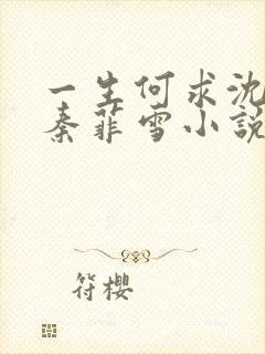 一生何求沈浩川秦菲雪小说免费阅读