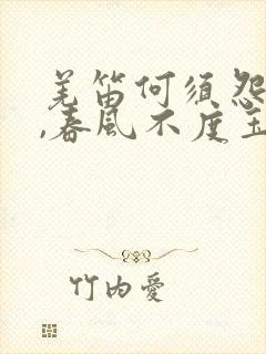 羌笛何须怨杨柳,春风不度玉门