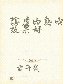 阴虚内热吃啥药效果好