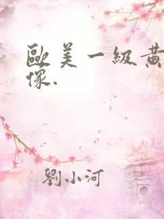 欧美一级黄色录像.