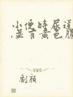 小便时尿道刺痛,并有黄色脓状液体流出