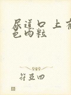 尿道口 上有红色肉粒