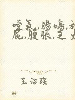 嗳气,肠鸣,放屁,腹胀,乏力