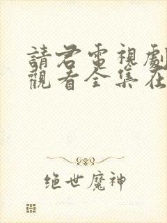 请君电视剧免费观看全集在线播放