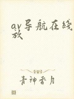 av导航在线播放