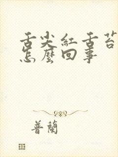 舌尖红舌苔白是怎么回事