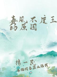 春风不度玉门关的原因