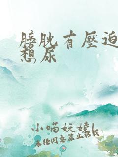 膀胱有压迫感总想尿