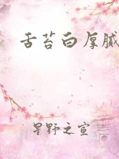 舌苔白厚腻寒湿