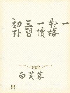 初三一对一全托补习价格