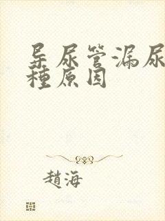 导尿管漏尿有几种原因