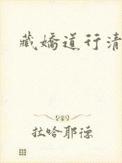 藏娇道行清浅