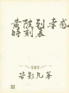 黄陂到孝感客车时刻表