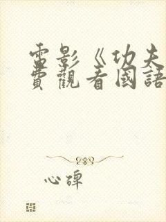 电影《功夫》免费观看国语完整版