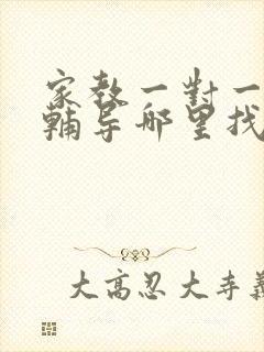 家教一对一上门辅导哪里找