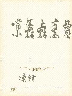 嘴唇上有凸起的小点点怎么回事