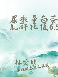 尿微量白蛋白/肌酐比值6.58