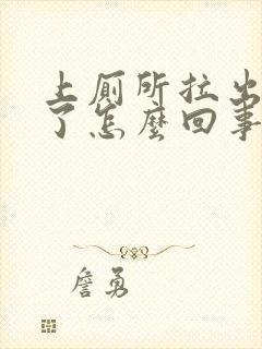 上厕所拉出血来了怎么回事