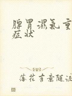 脾胃湿气重哪些症状