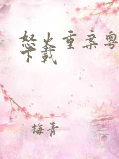 怒火重案粤语版下载