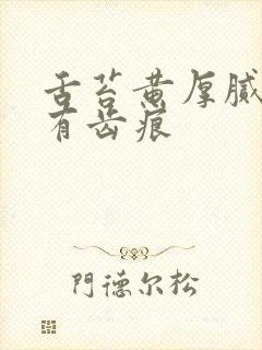 舌苔黄厚腻发白有齿痕