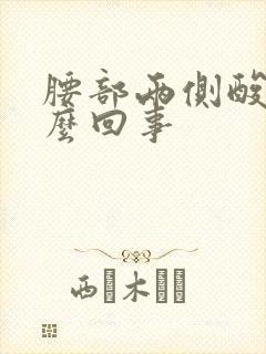 腰部两侧酸胀怎么回事