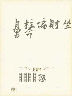 月柱偏财坐偏财男命