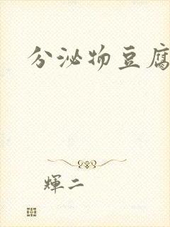 分泌物豆腐渣样