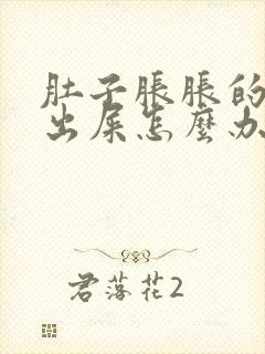 肚子胀胀的拉不出屎怎么办