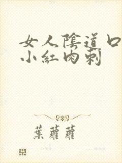 女人阴道口长个小红肉刺