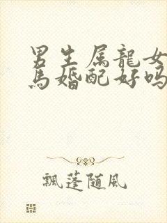 男生属龙女生属马婚配好吗