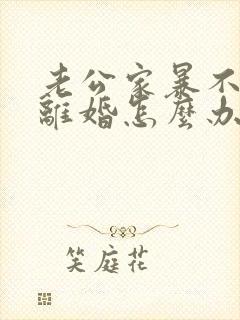 老公家暴不愿意离婚怎么办