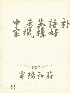 中考英语补习哪家机构好