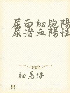 尿白细胞阳性,尿潜血阳性