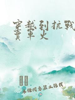 穿越到抗战时期卖军火