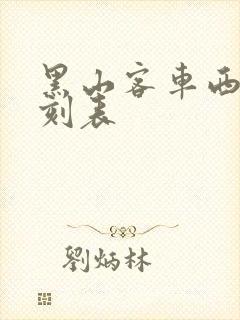 黑山客车西站时刻表