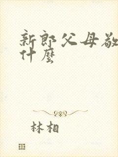 新郎父母敬酒说什么